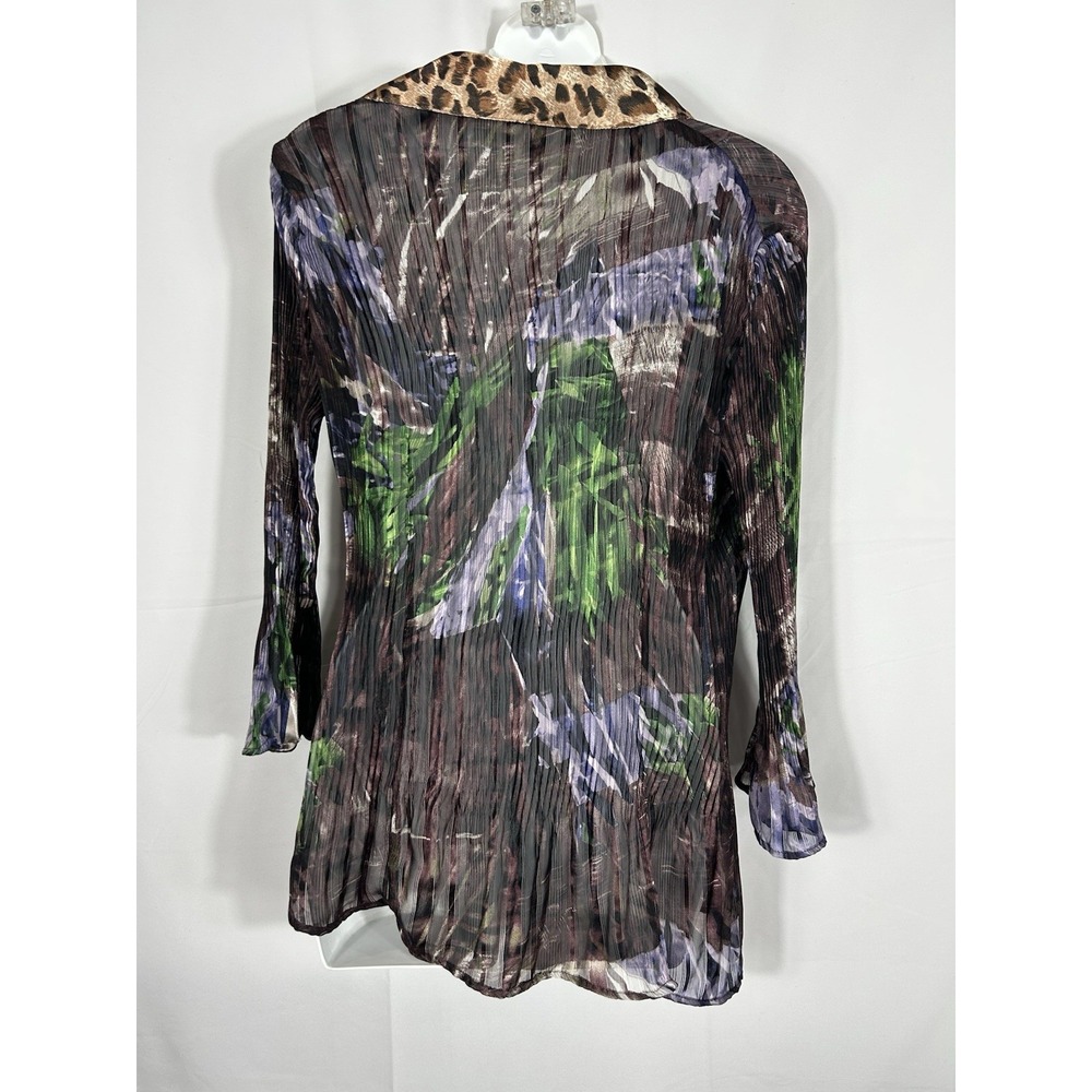 Mesmerize Top Size M Boho Forest Fairy Grunge Artsy Witchy Bell Sleeve Mob Wife - Picture 3 of 11